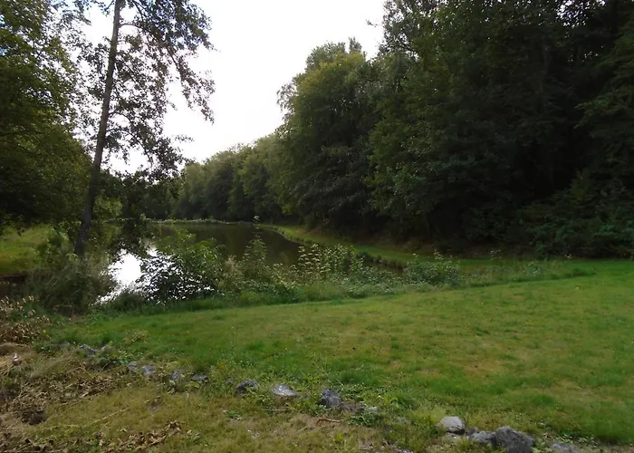 Deux Etangs Poissonneux Au Milieu Des Bois Avec Moderne, La Halte Des Deux Lacs